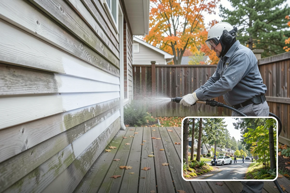 Asphalt Shingle Roof Cleaning in Normandy Park, King County, WA - Eliminates unsightly black streaks and restores an even roof color