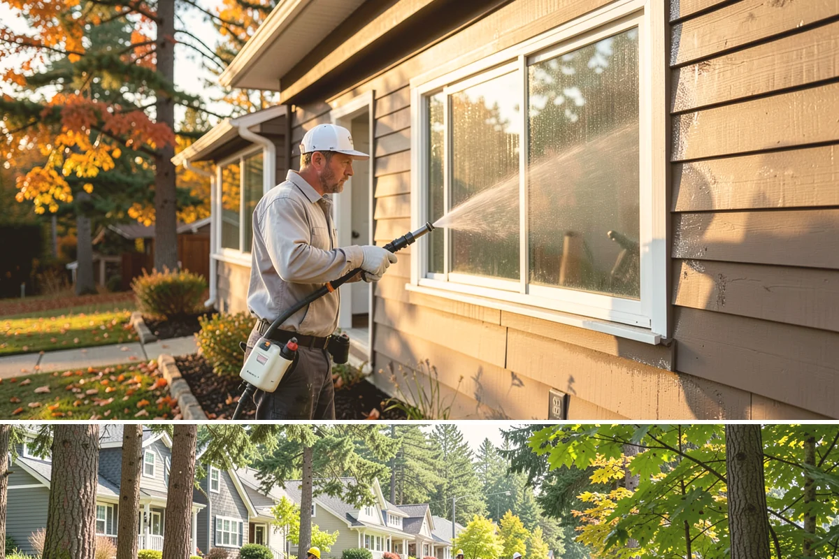 Asphalt Shingle Roof Cleaning in Normandy Park, King County, WA - Plan shingle treatments for the drier summer window when solutions can fully break the algae down.