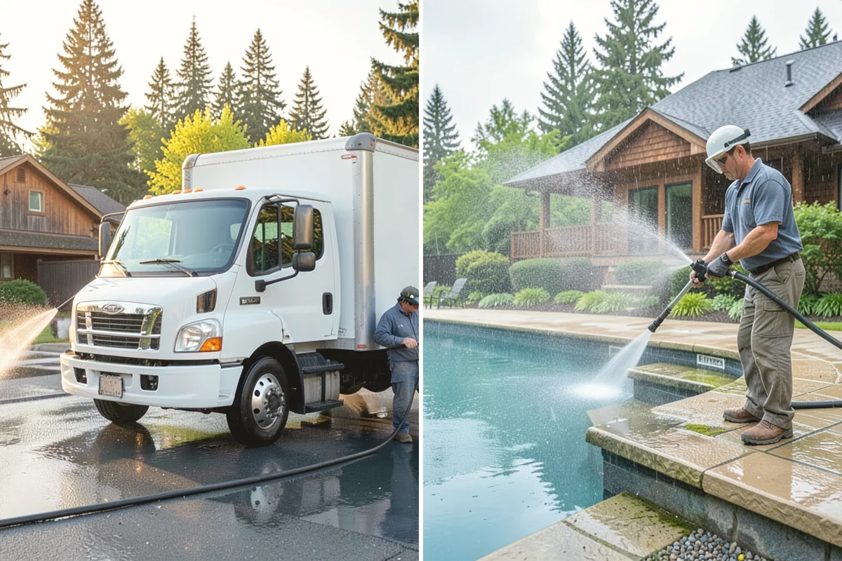Asphalt Shingle Roof Cleaning in North Bend, King County, WA - Walk the roof to note streaking, moss clumps, and worn areas