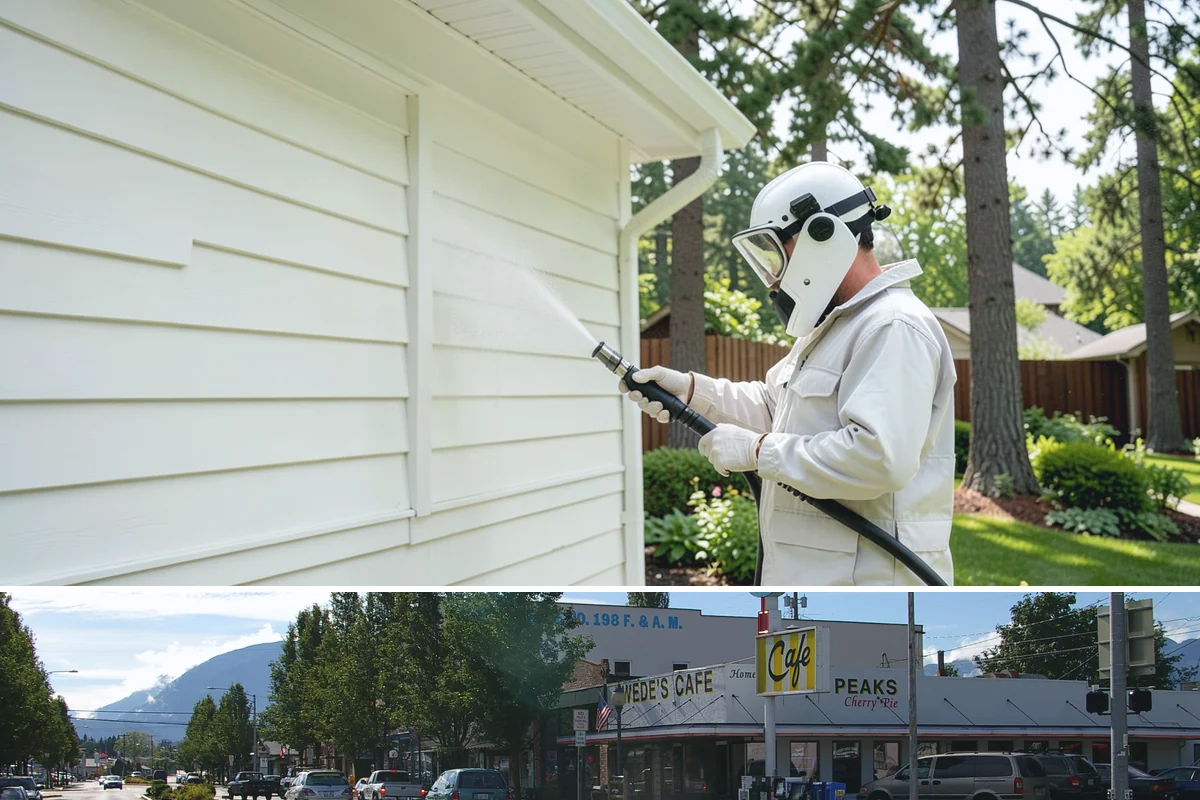 Asphalt Shingle Roof Cleaning in North Bend, King County, WA - Plan shingle treatments for the drier summer window when solutions can fully break the algae down.