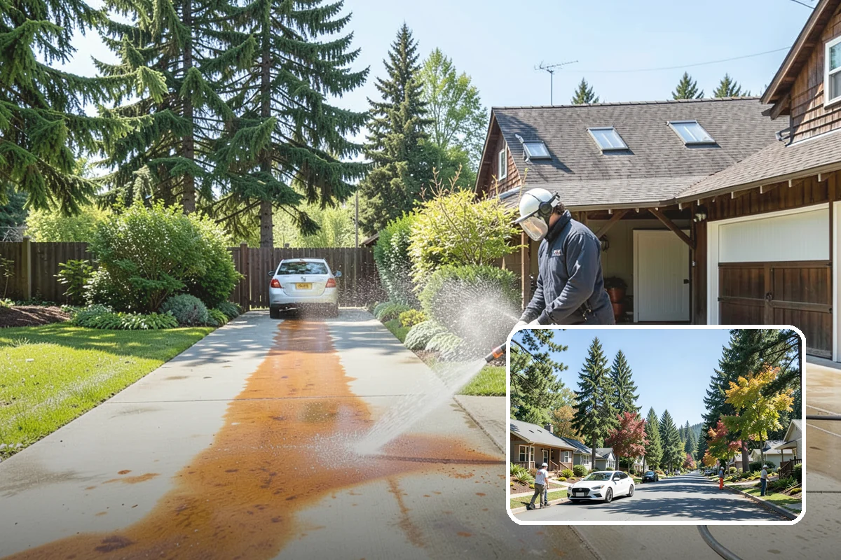 Asphalt Shingle Roof Cleaning in Orting, Pierce County, WA - Eliminates unsightly black streaks and restores an even roof color