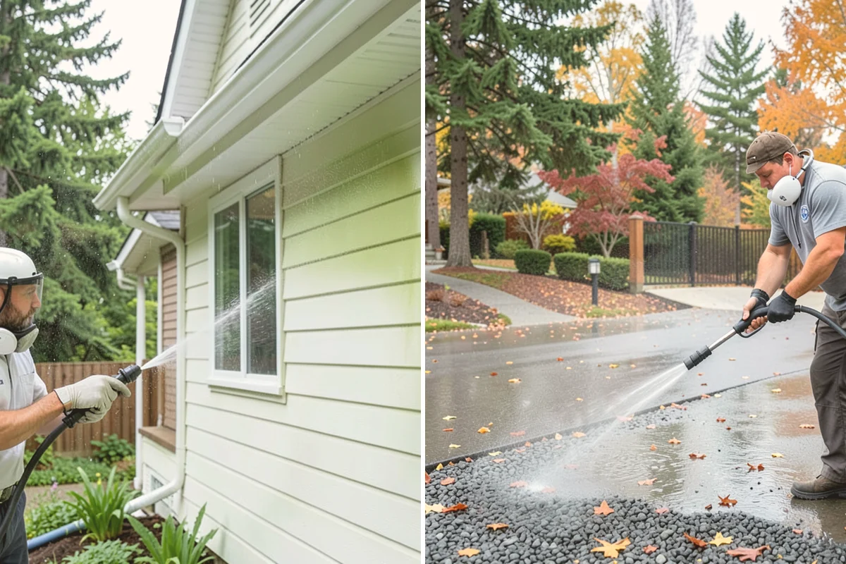 Asphalt Shingle Roof Cleaning in Orting, Pierce County, WA - Walk the roof to note streaking, moss clumps, and worn areas