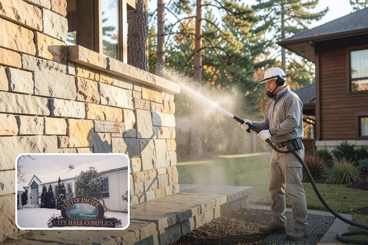 Asphalt Shingle Roof Cleaning in Pacific, King County, WA - Eliminates unsightly black streaks and restores an even roof color