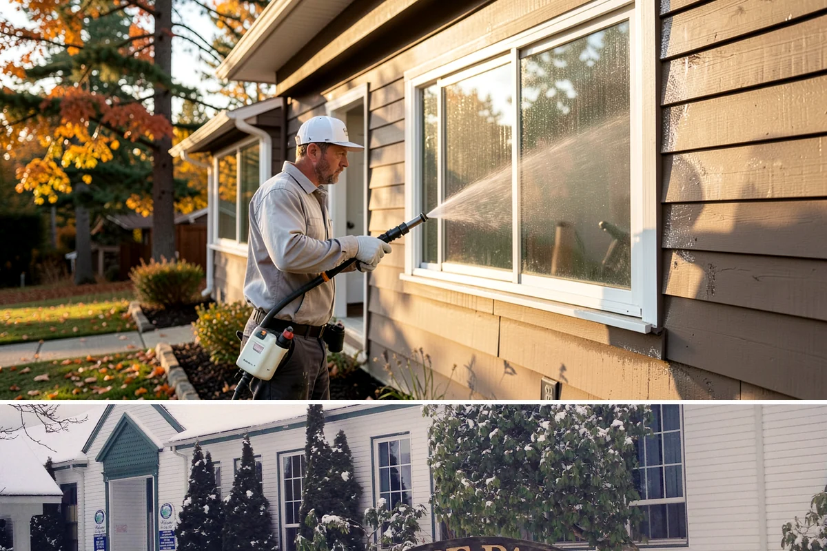 Asphalt Shingle Roof Cleaning in Pacific, King County, WA - Plan shingle treatments for the drier summer window when solutions can fully break the algae down.