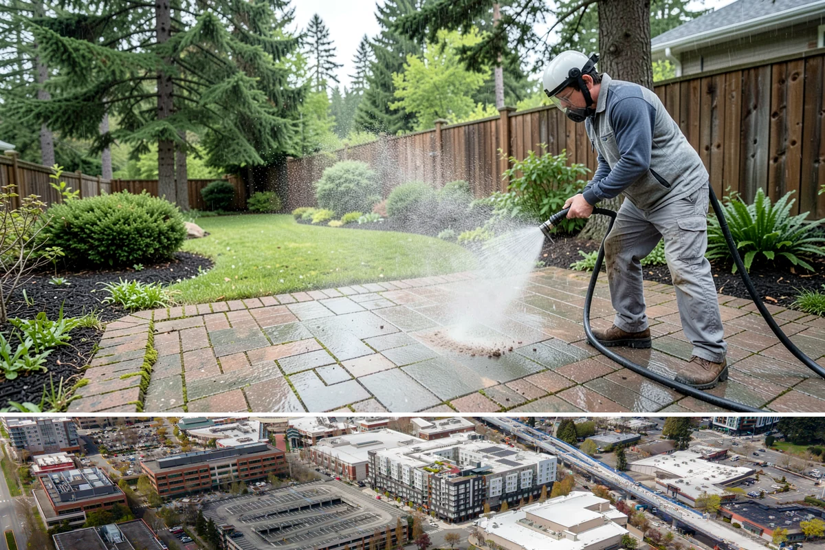 Asphalt Shingle Roof Cleaning in Redmond, King County, WA - Plan shingle treatments for the drier summer window when solutions can fully break the algae down.