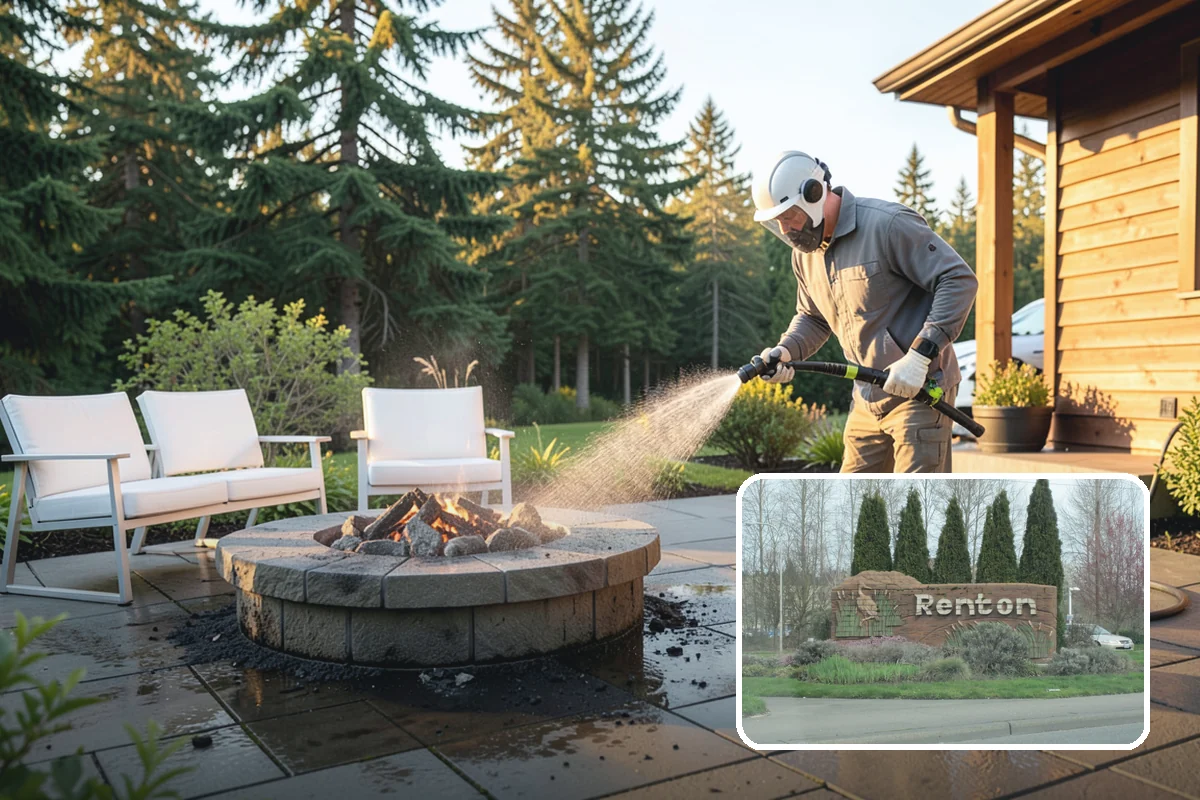 Asphalt Shingle Roof Cleaning in Renton, King County, WA - Eliminates unsightly black streaks and restores an even roof color