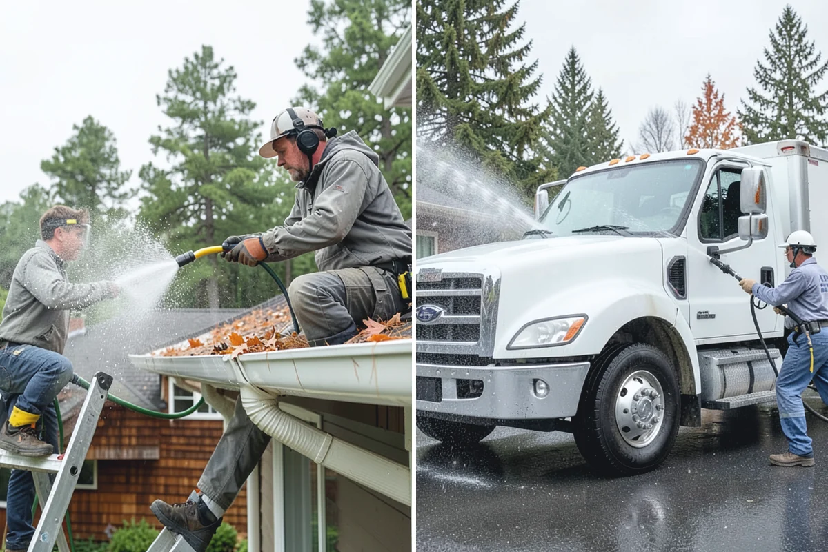 Asphalt Shingle Roof Cleaning in Renton, King County, WA - Walk the roof to note streaking, moss clumps, and worn areas