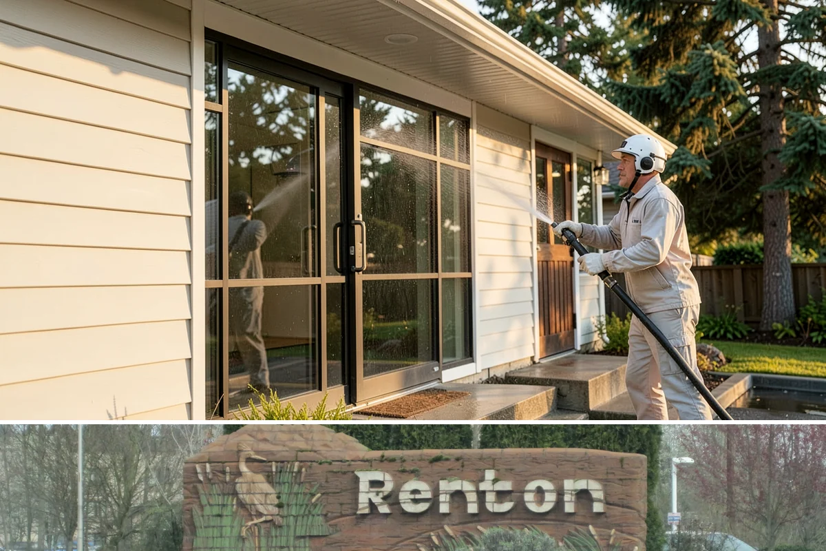 Asphalt Shingle Roof Cleaning in Renton, King County, WA - Plan shingle treatments for the drier summer window when solutions can fully break the algae down.