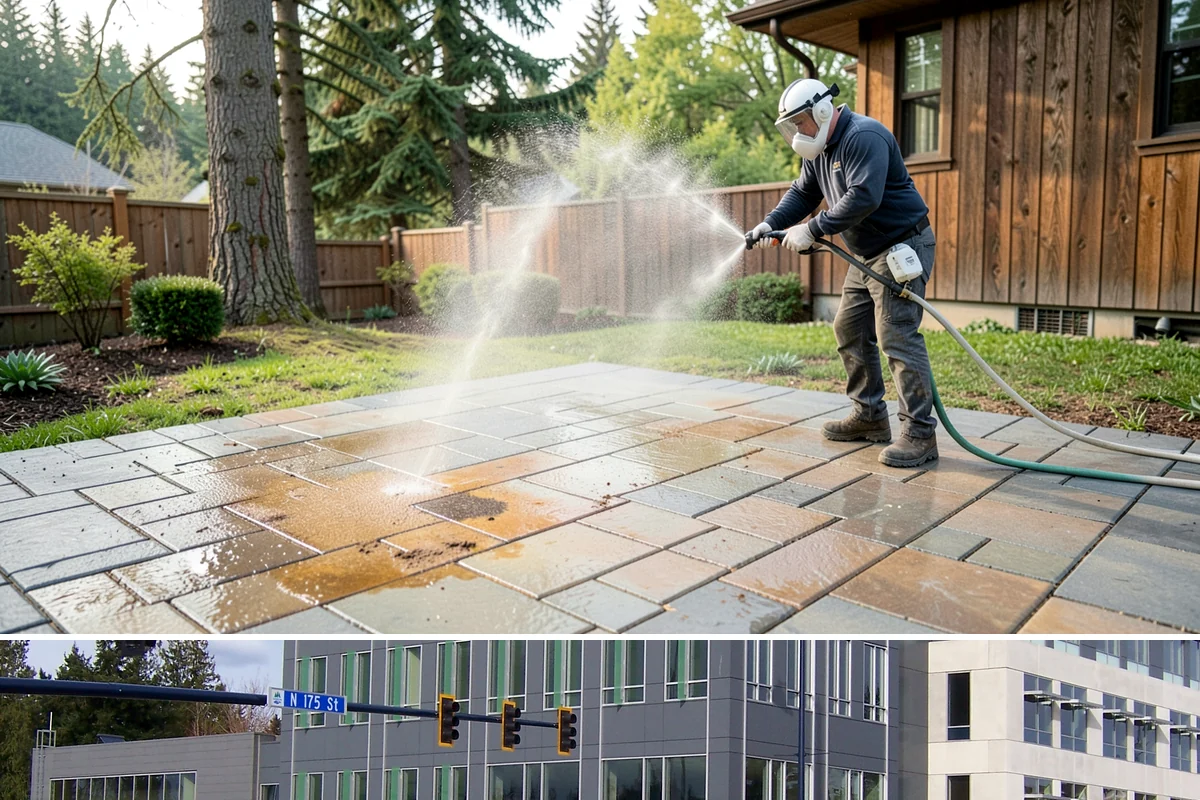 Asphalt Shingle Roof Cleaning in Shoreline, King County, WA - Plan shingle treatments for the drier summer window when solutions can fully break the algae down.
