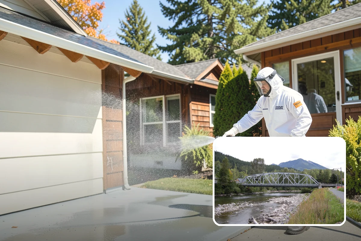 Asphalt Shingle Roof Cleaning in Skykomish, King County, WA - Eliminates unsightly black streaks and restores an even roof color