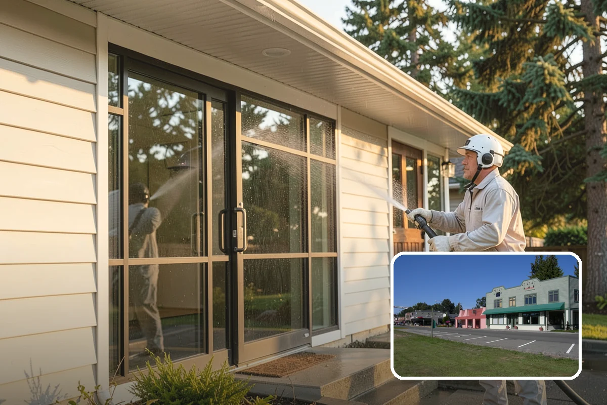 Asphalt Shingle Roof Cleaning in Snoqualmie, King County, WA - Eliminates unsightly black streaks and restores an even roof color
