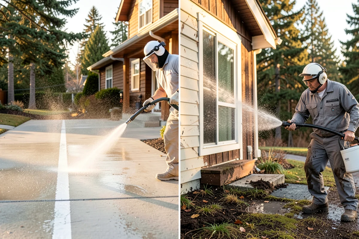 Asphalt Shingle Roof Cleaning in Snoqualmie, King County, WA - Walk the roof to note streaking, moss clumps, and worn areas