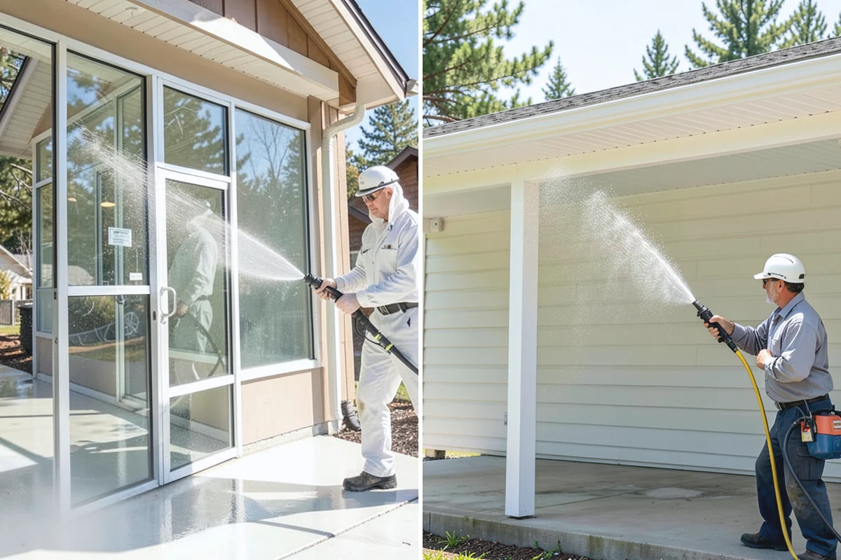Asphalt Shingle Roof Cleaning in South Prairie, Pierce County, WA - Walk the roof to note streaking, moss clumps, and worn areas