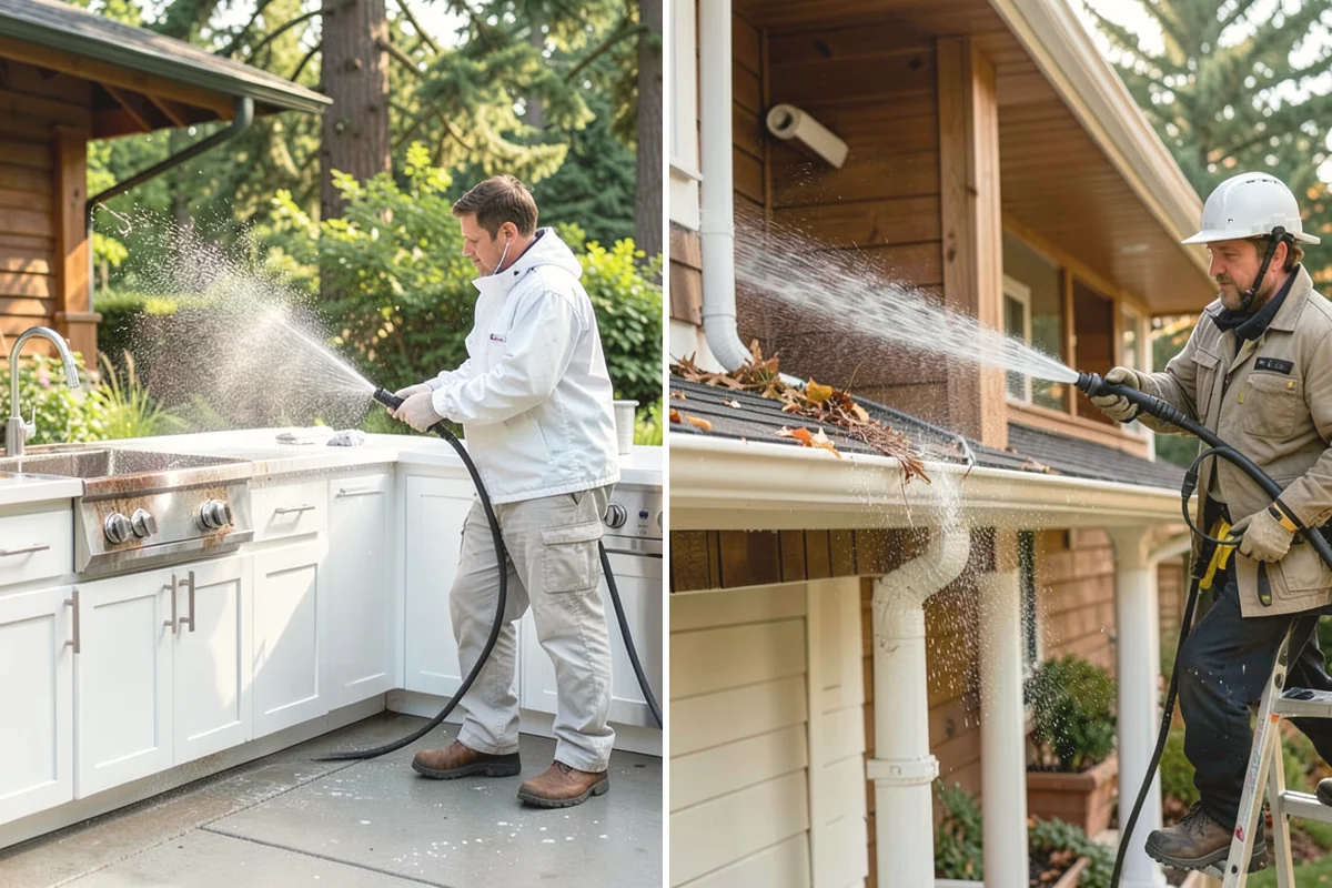 Asphalt Shingle Roof Cleaning in Steilacoom, Pierce County, WA - Walk the roof to note streaking, moss clumps, and worn areas