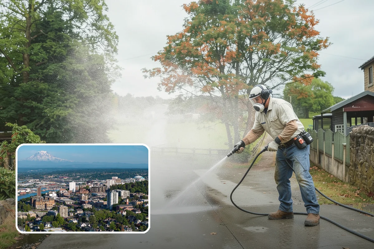 Asphalt Shingle Roof Cleaning in Tacoma, Pierce County, WA - Eliminates unsightly black streaks and restores an even roof color
