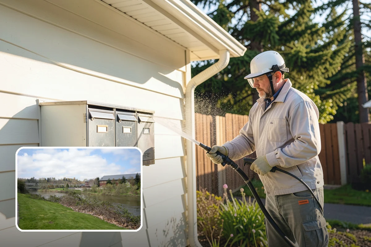 Asphalt Shingle Roof Cleaning in Tukwila, King County, WA - Eliminates unsightly black streaks and restores an even roof color