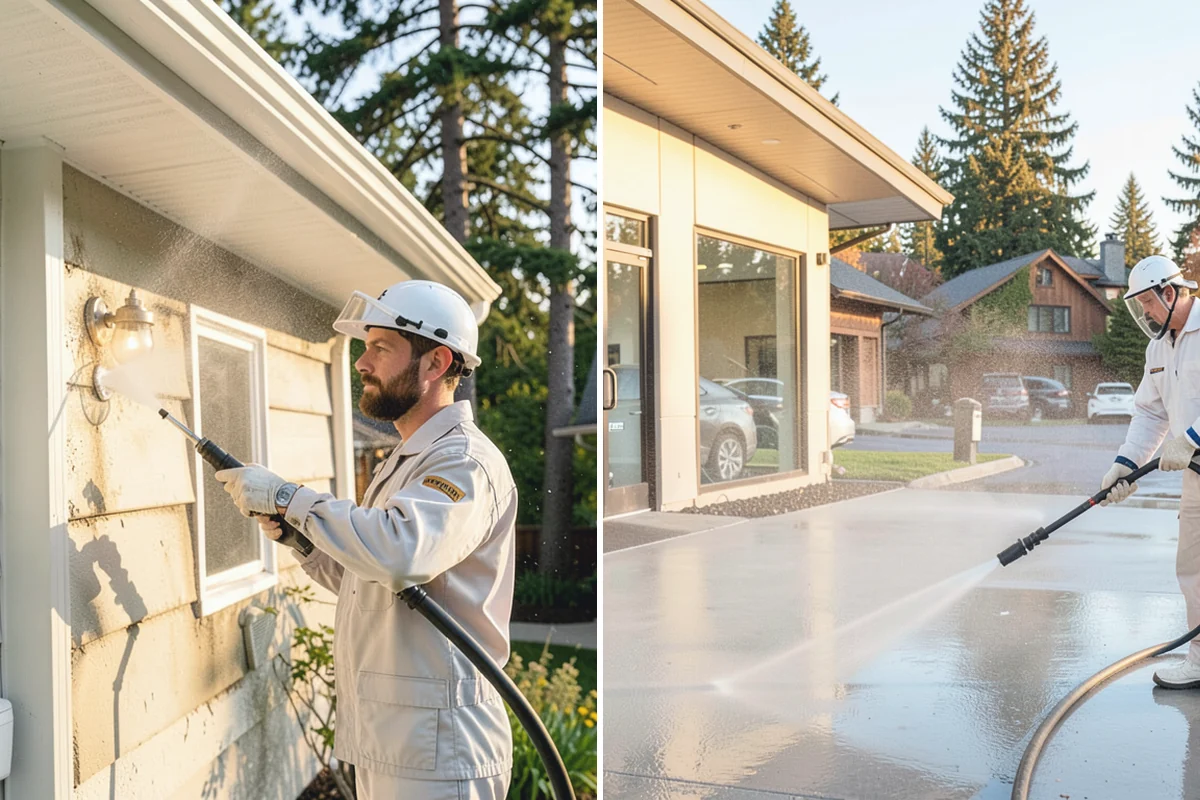 Asphalt Shingle Roof Cleaning in Woodinville, King County, WA - Walk the roof to note streaking, moss clumps, and worn areas