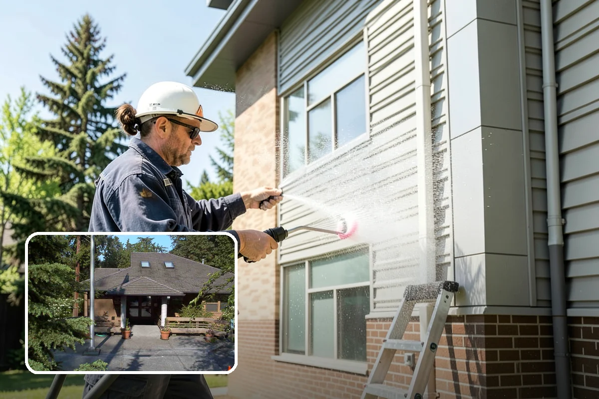 Asphalt Shingle Roof Cleaning in Yarrow Point, King County, WA - Eliminates unsightly black streaks and restores an even roof color