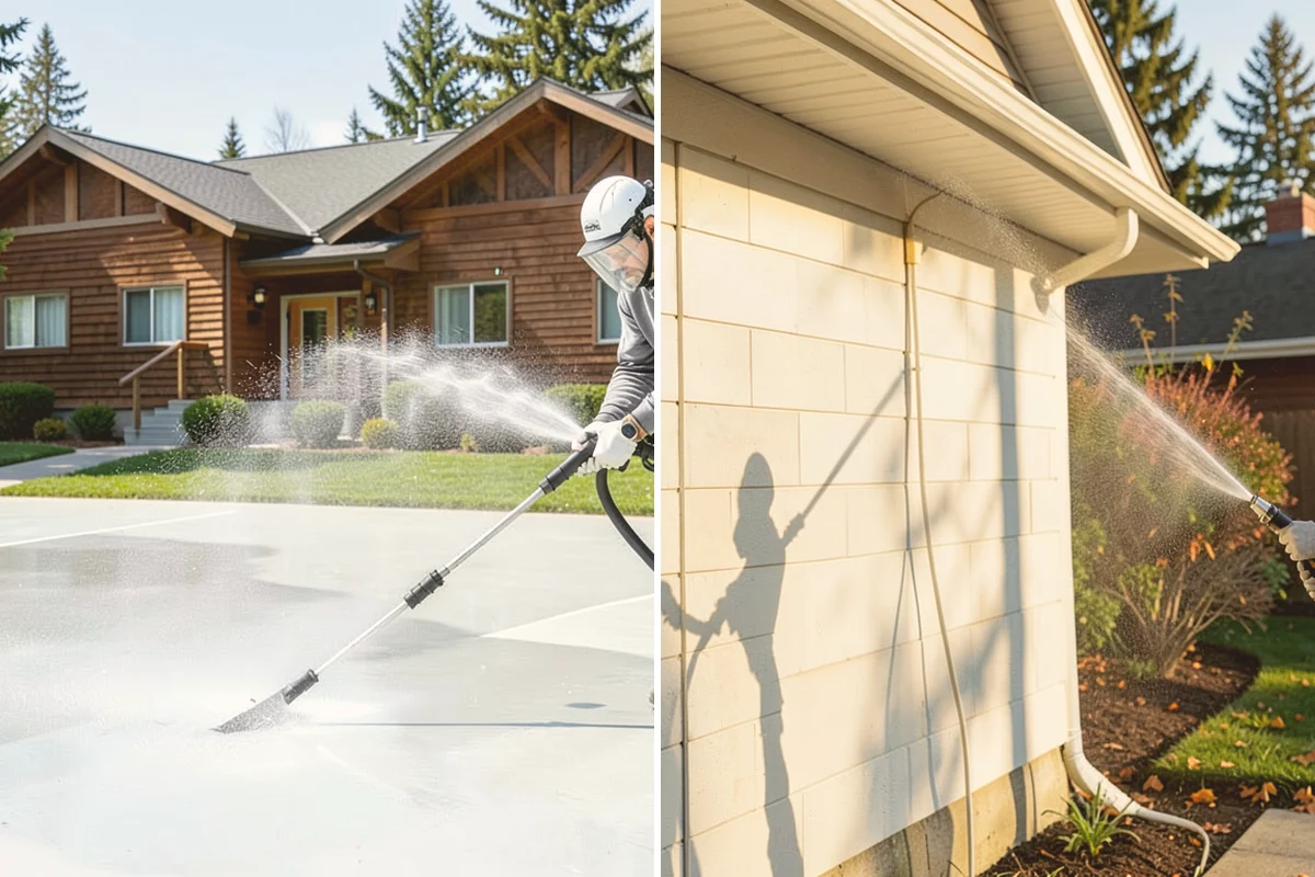 Awning Cleaning in Bothell, King County, WA - Dry-brush loose debris and spot-check fabric colorfastness