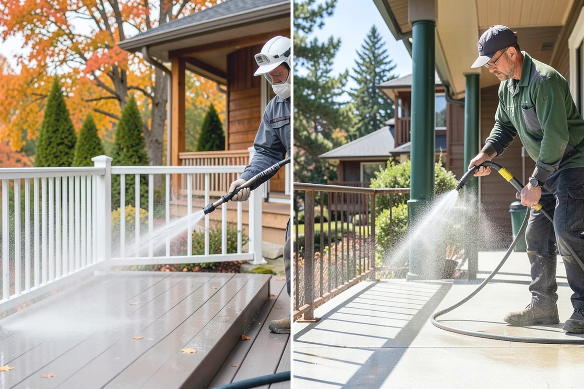Awning Cleaning in Des Moines, King County, WA - Dry-brush loose debris and spot-check fabric colorfastness