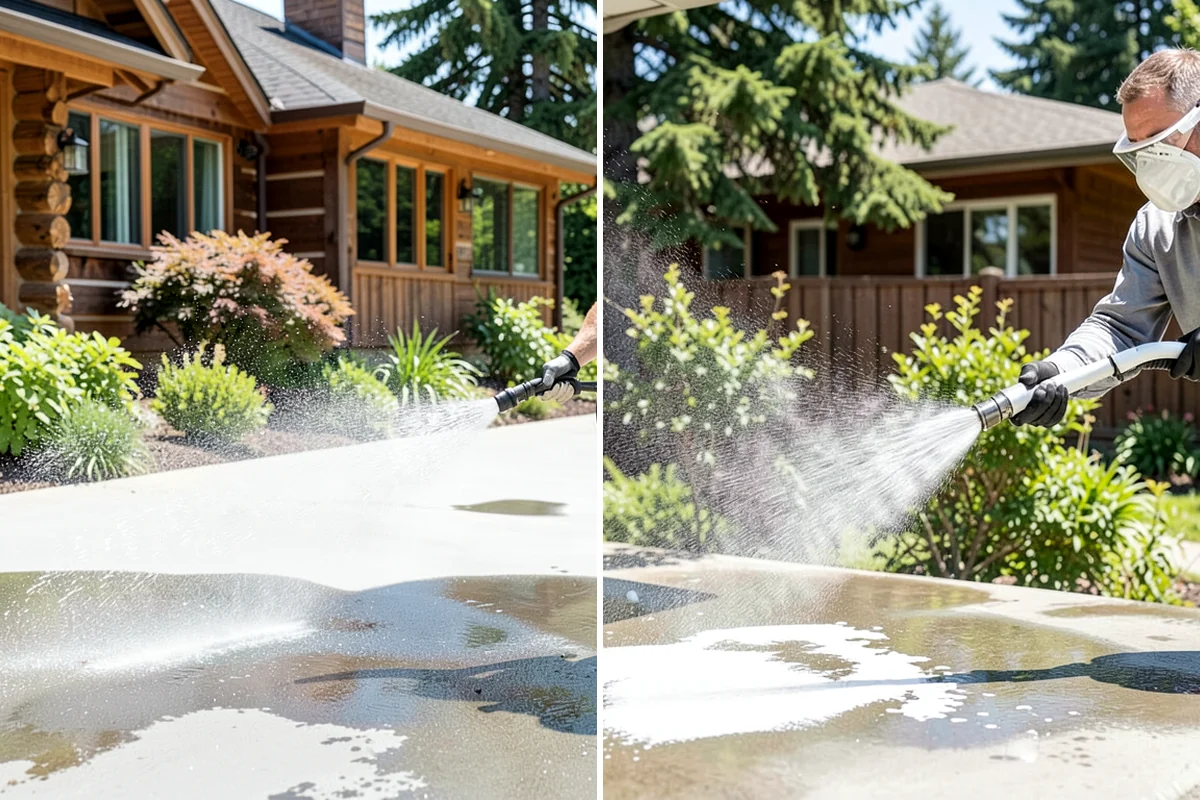 Awning Cleaning in Enumclaw, King County, WA - Dry-brush loose debris and spot-check fabric colorfastness