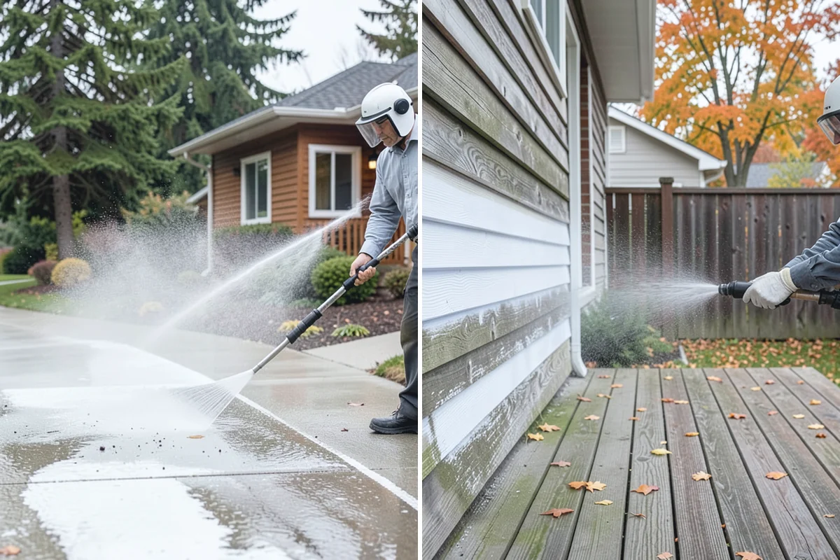 Awning Cleaning in Gold Bar, Snohomish County, WA - Dry-brush loose debris and spot-check fabric colorfastness
