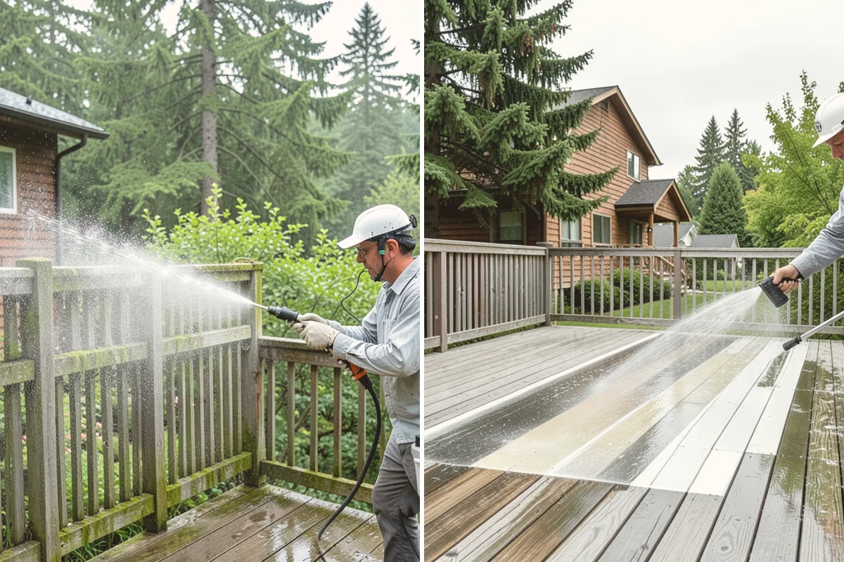 Awning Cleaning in Kirkland, King County, WA - Dry-brush loose debris and spot-check fabric colorfastness