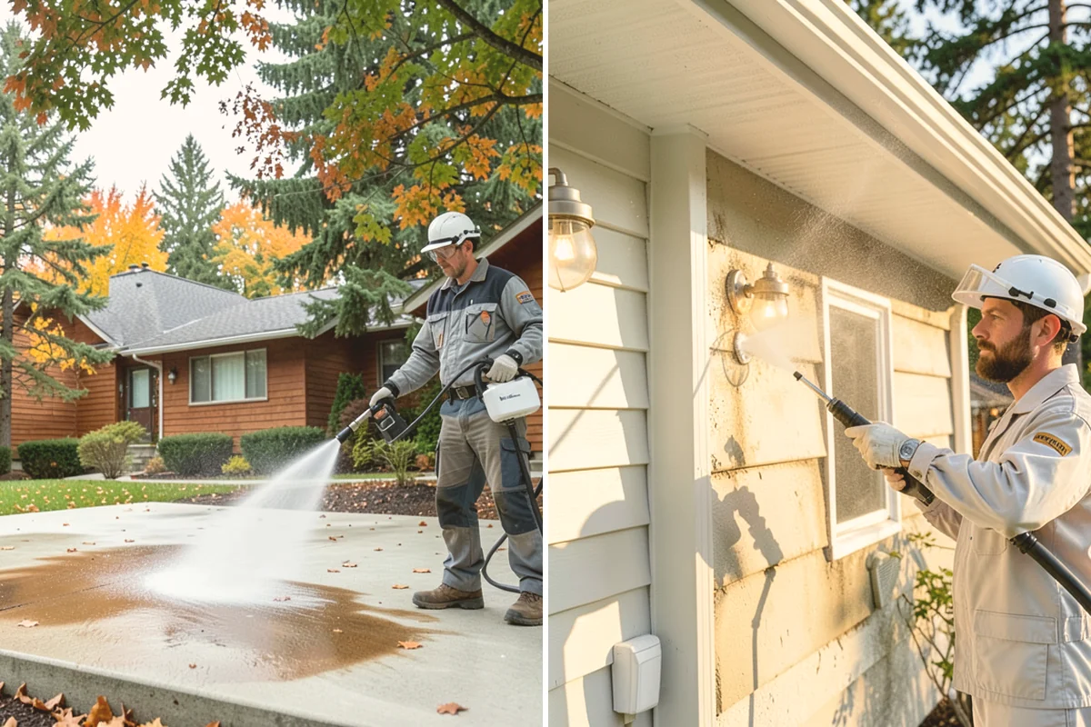 Awning Cleaning in Lynnwood, Snohomish County, WA - Dry-brush loose debris and spot-check fabric colorfastness