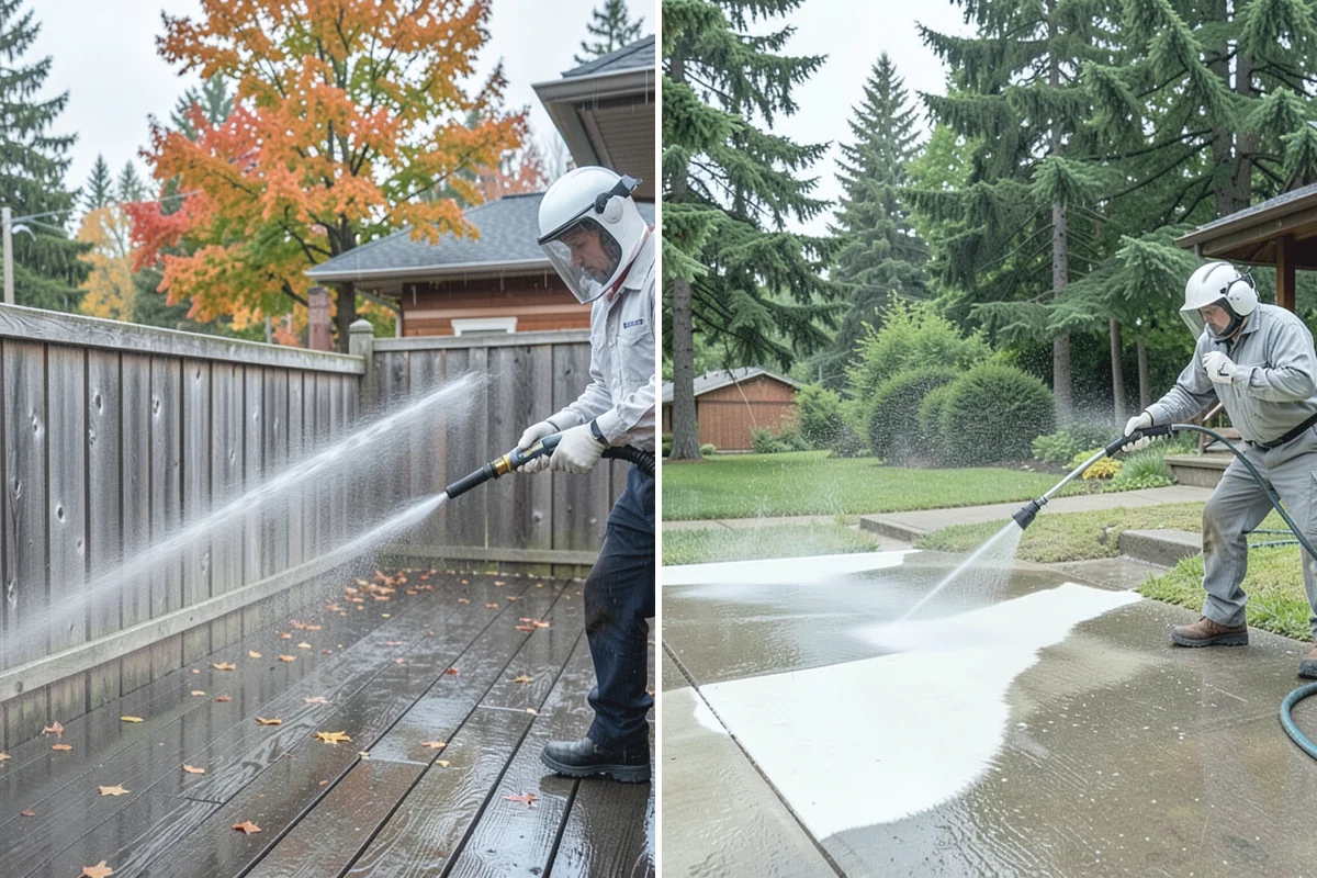 Awning Cleaning in Renton, King County, WA - Dry-brush loose debris and spot-check fabric colorfastness