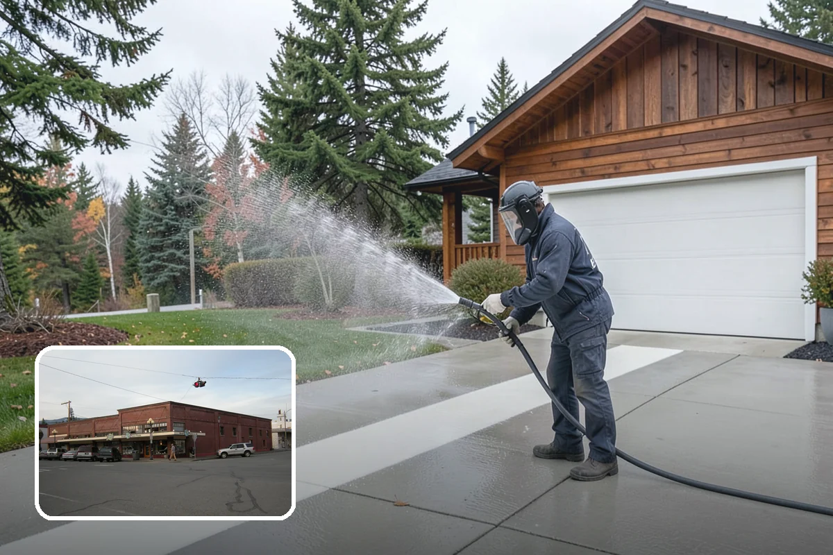 Awning Cleaning in Sedro-Woolley, Skagit County, WA - Removes mildew streaking common to wet Northwest summers