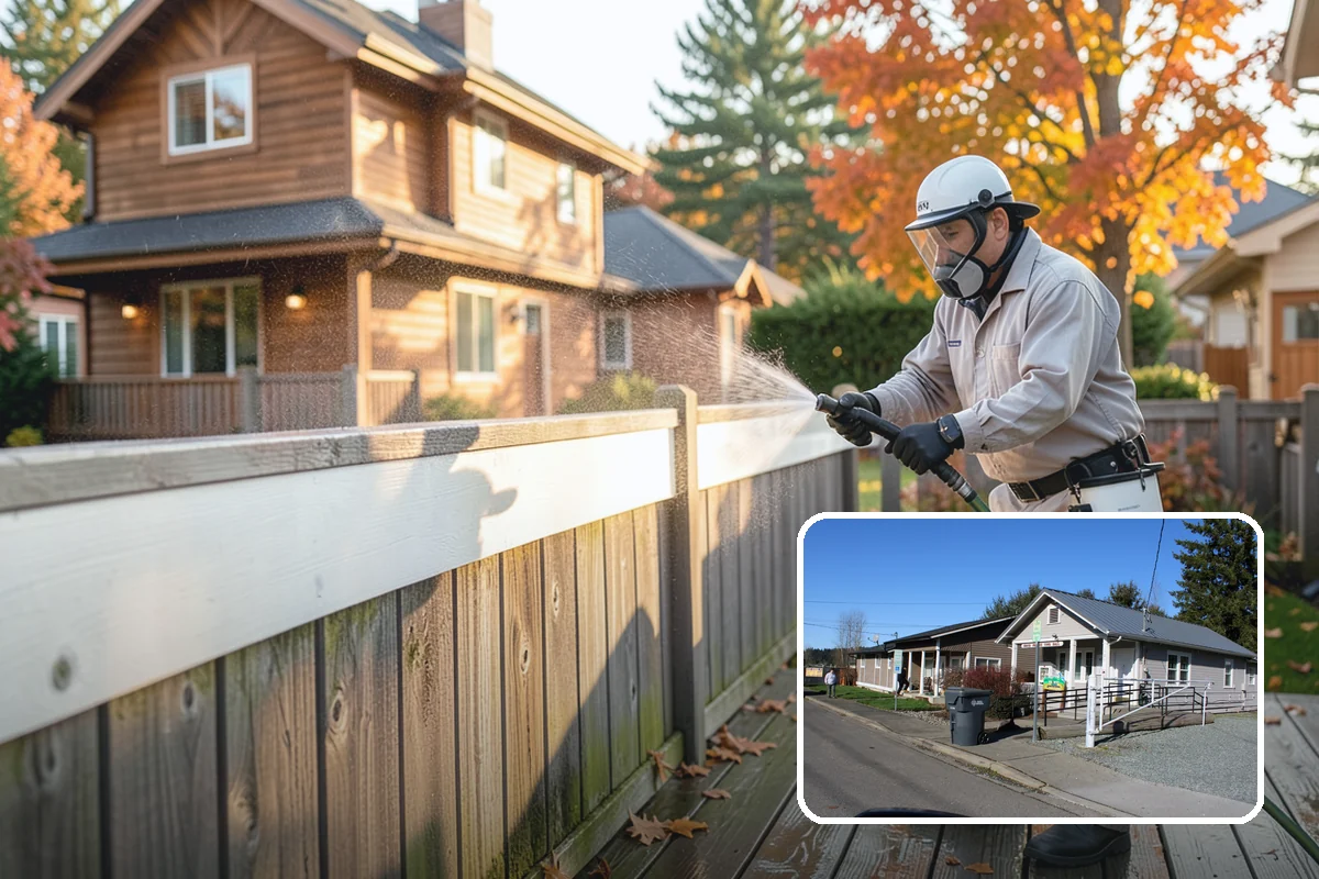 Awning Cleaning in South Prairie, Pierce County, WA - Removes mildew streaking common to wet Northwest summers