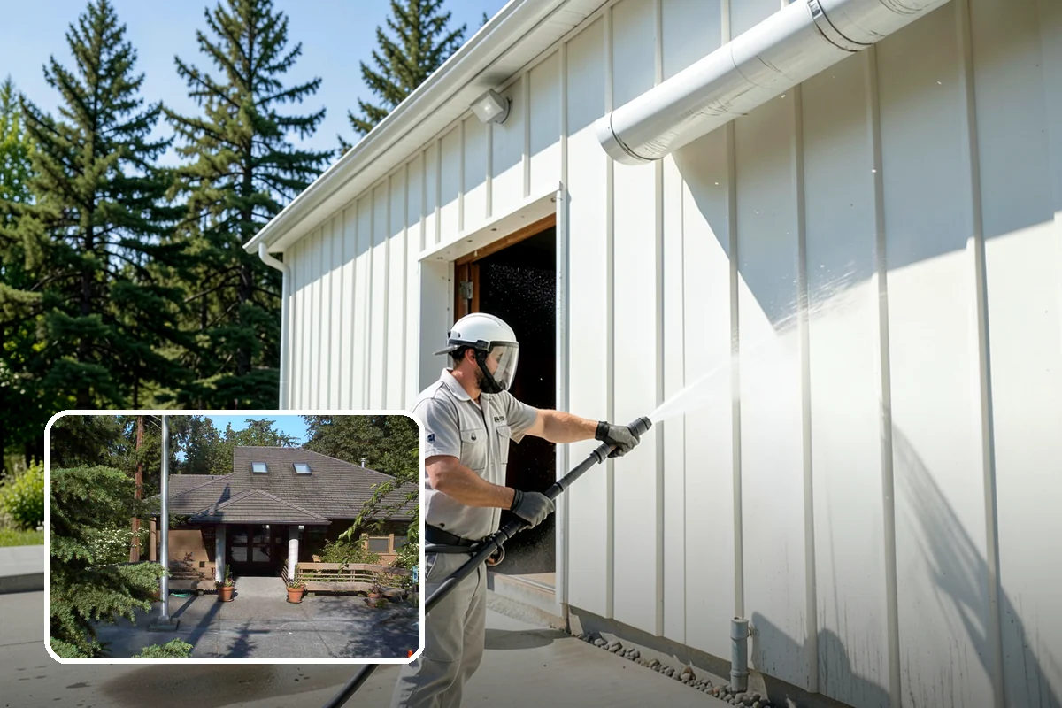 Awning Cleaning in Yarrow Point, King County, WA - Removes mildew streaking common to wet Northwest summers