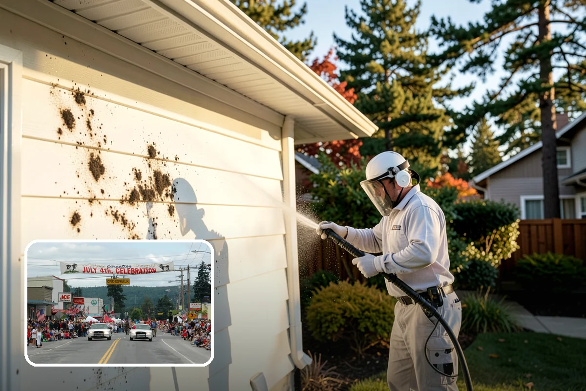 Backyard Pathway Cleaning in Carnation, King County, WA - Restores safe footing on shaded garden routes