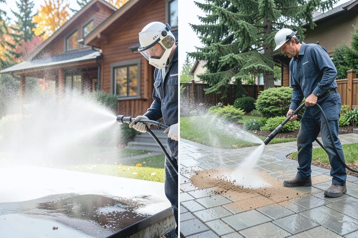 Backyard Pathway Cleaning in Hamilton, Skagit County, WA - Clear organic litter and trim back encroaching growth