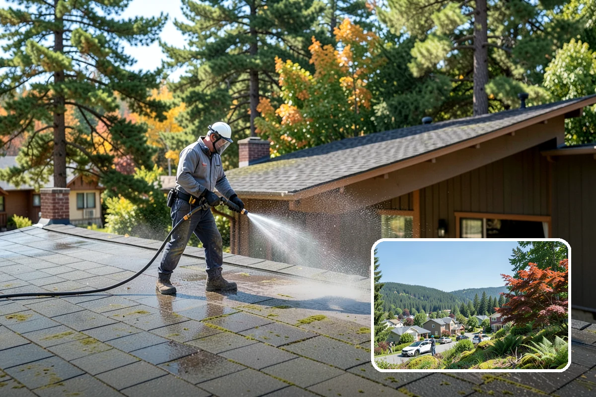 Backyard Pathway Cleaning in Index, Snohomish County, WA - Restores safe footing on shaded garden routes