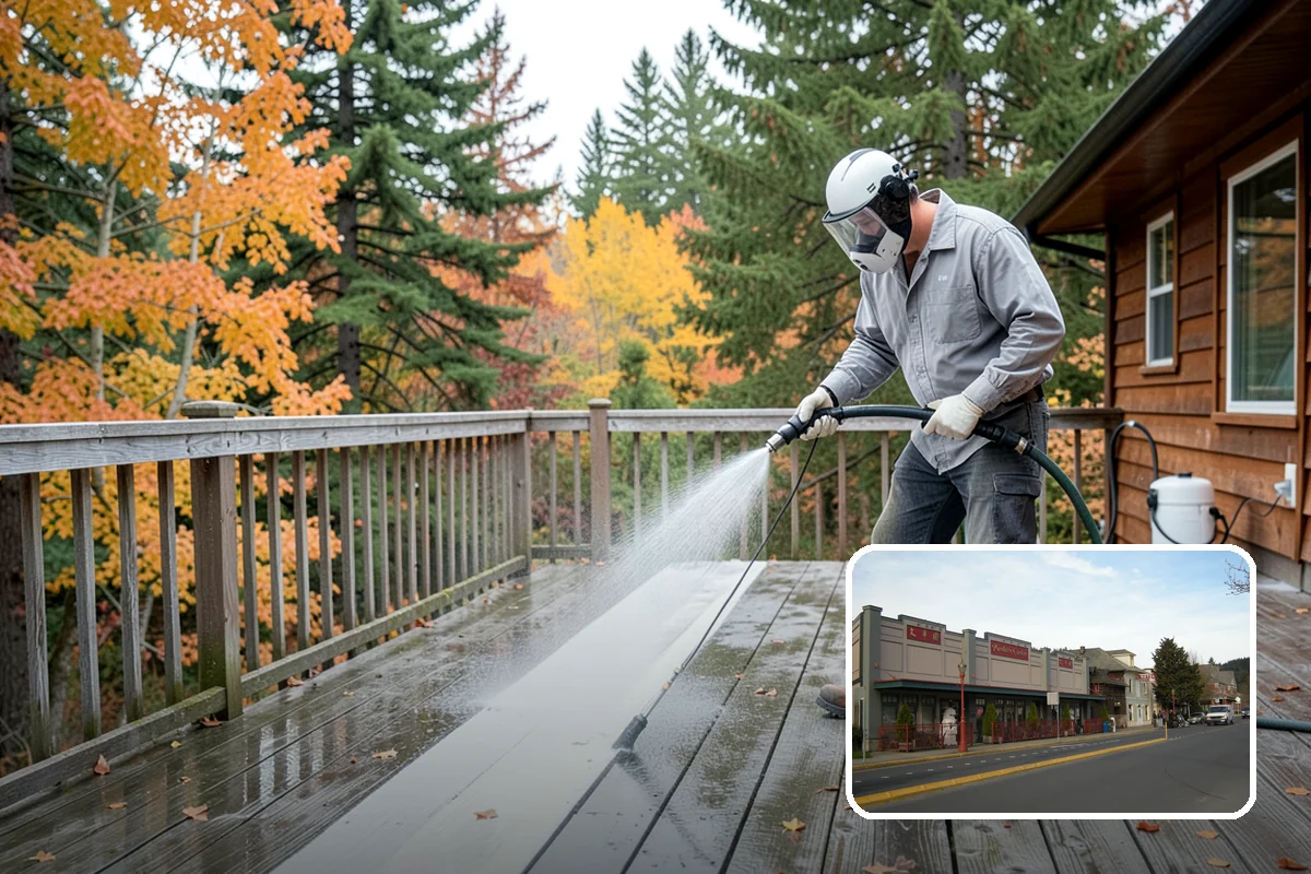 Backyard Pathway Cleaning in Issaquah, King County, WA - Restores safe footing on shaded garden routes