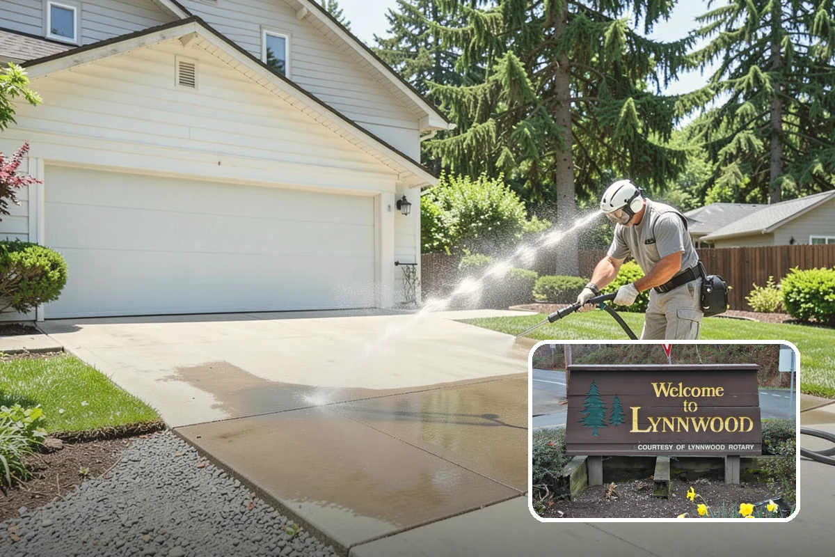 Backyard Pathway Cleaning in Lynnwood, Snohomish County, WA - Restores safe footing on shaded garden routes