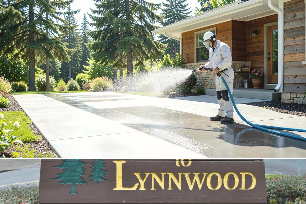 Backyard Pathway Cleaning in Lynnwood, Snohomish County, WA - Backyard pathways benefit most from a summer clean once shaded ground has dried out.