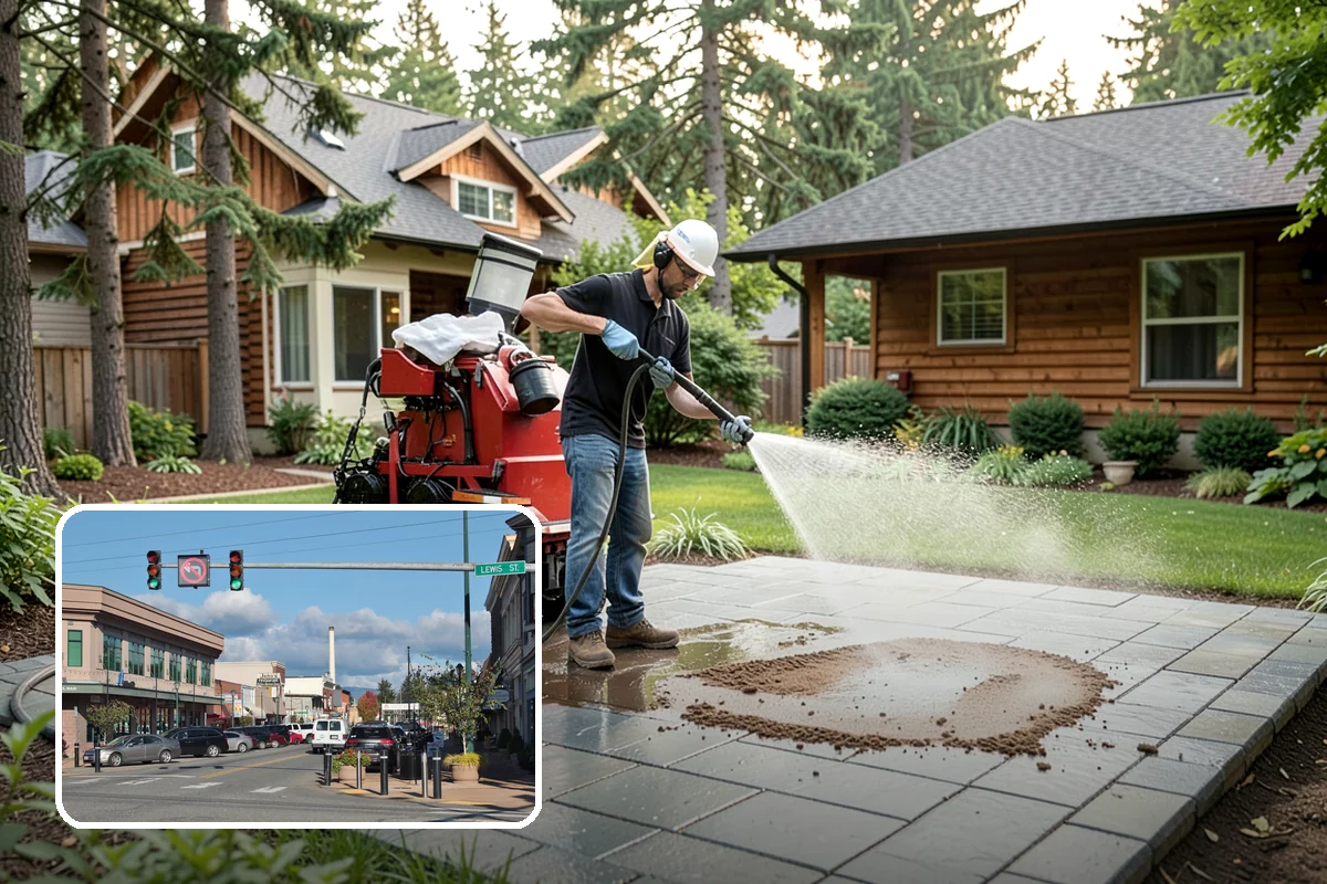 Backyard Pathway Cleaning in Monroe, Snohomish County, WA - Restores safe footing on shaded garden routes