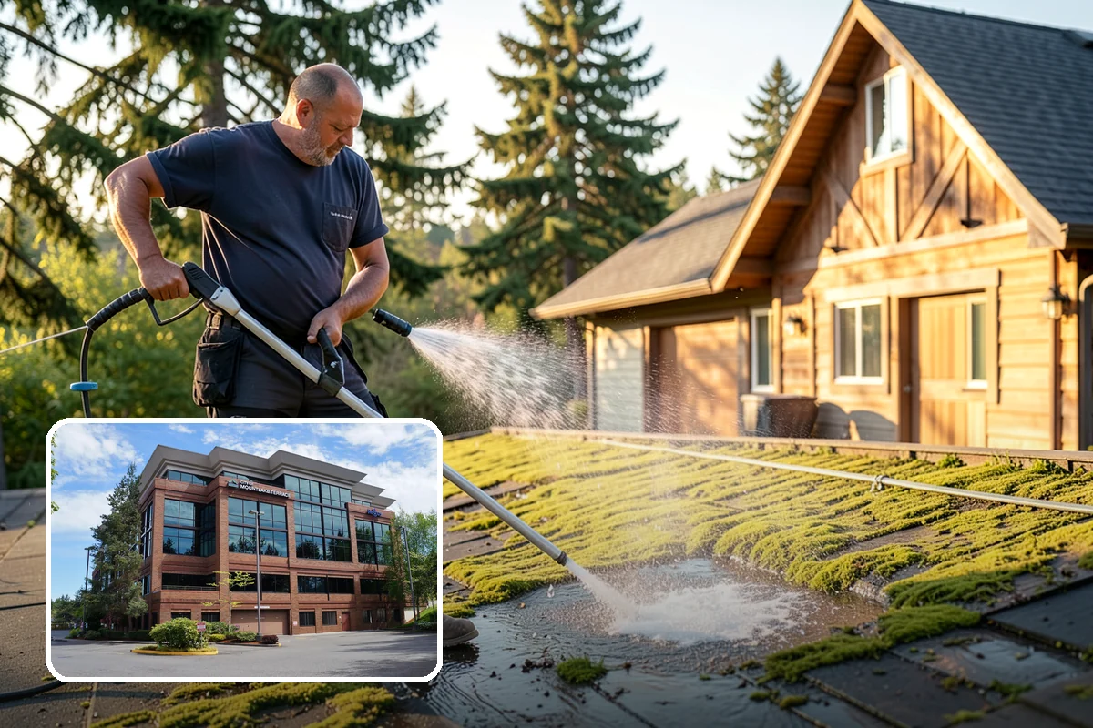 Backyard Pathway Cleaning in Mountlake Terrace, Snohomish County, WA - Restores safe footing on shaded garden routes