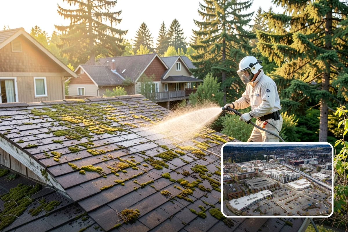 Backyard Pathway Cleaning in Redmond, King County, WA - Restores safe footing on shaded garden routes