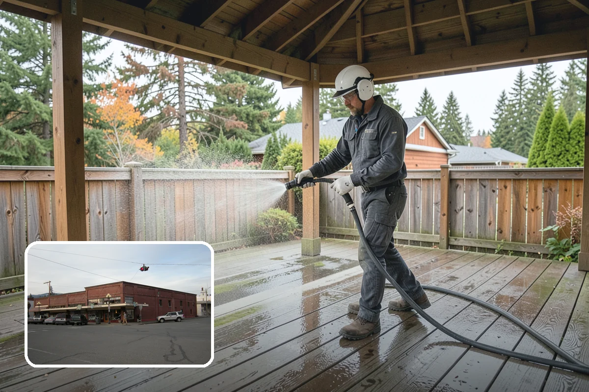Backyard Pathway Cleaning in Sedro-Woolley, Skagit County, WA - Restores safe footing on shaded garden routes