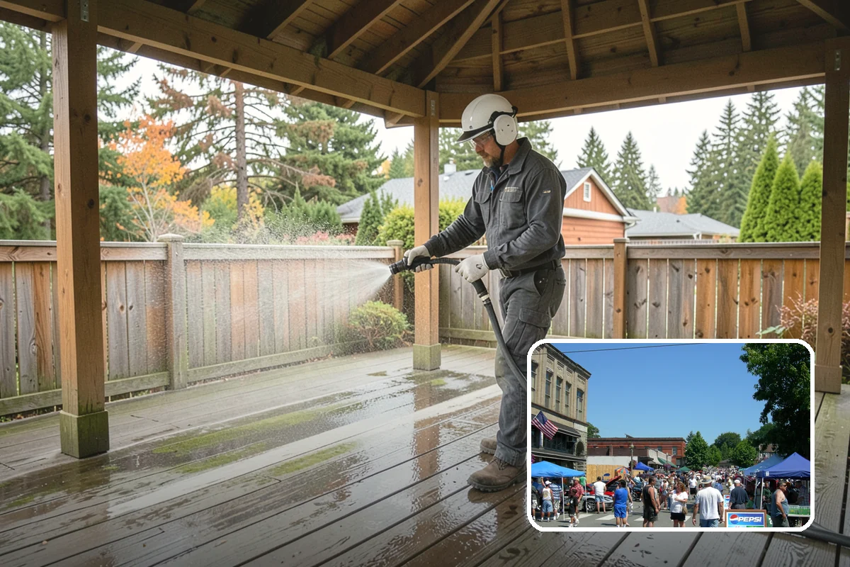Backyard Pathway Cleaning in Snohomish, Snohomish County, WA - Restores safe footing on shaded garden routes