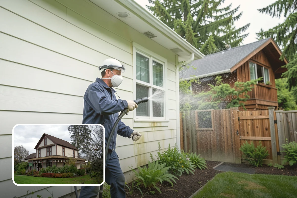 Backyard Pathway Cleaning in Sumner, Pierce County, WA - Restores safe footing on shaded garden routes