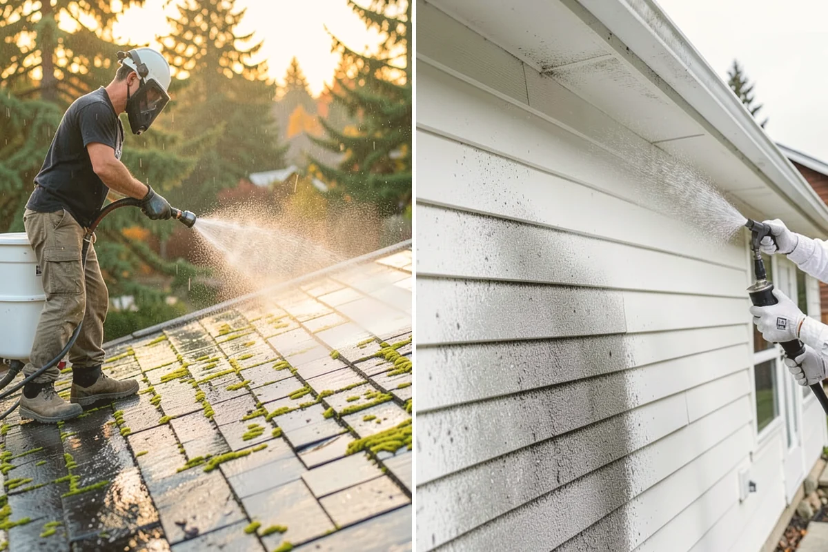 Balcony Cleaning in Bellevue, King County, WA - Clear furniture and loose debris from the balcony