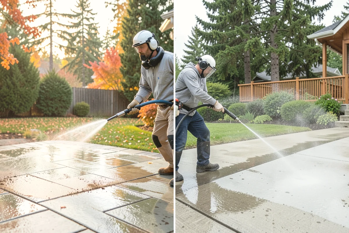 Balcony Cleaning in Burien, King County, WA - Clear furniture and loose debris from the balcony