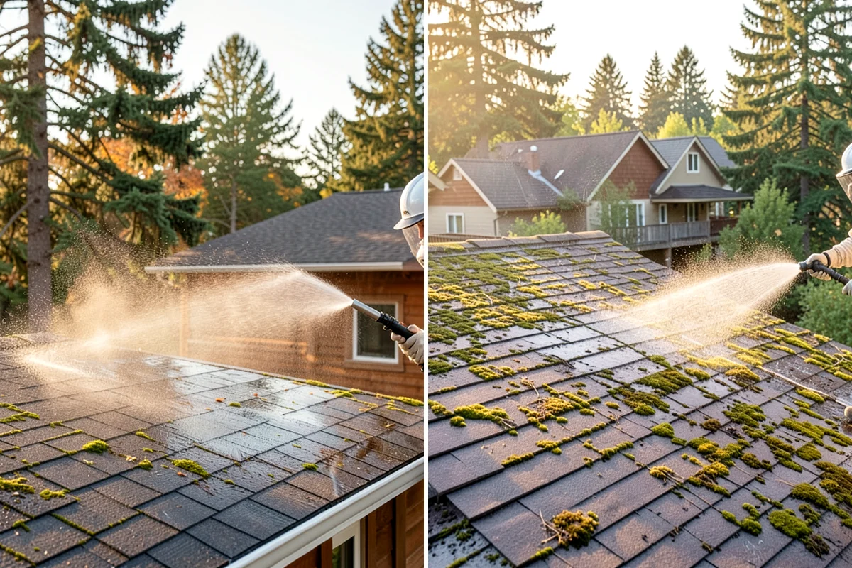 Balcony Cleaning in Clyde Hill, King County, WA - Clear furniture and loose debris from the balcony