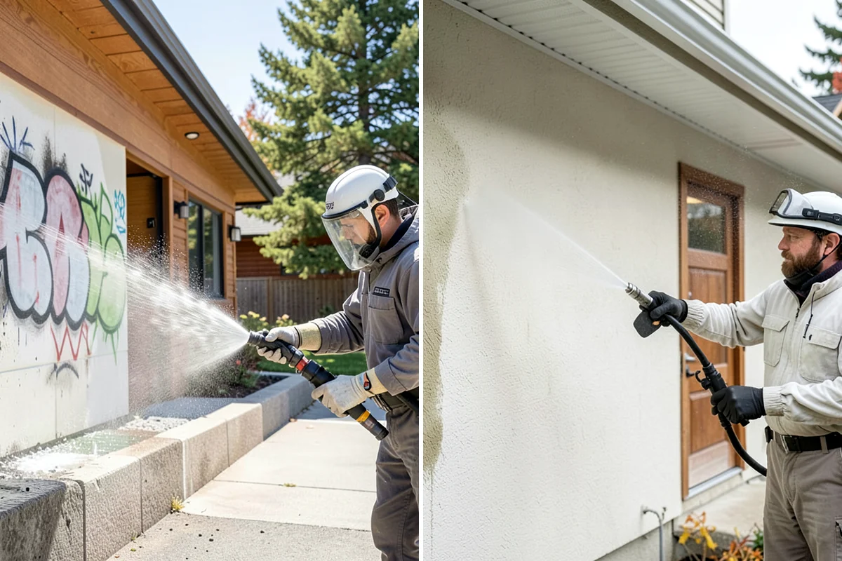 Balcony Cleaning in DuPont, Pierce County, WA - Clear furniture and loose debris from the balcony
