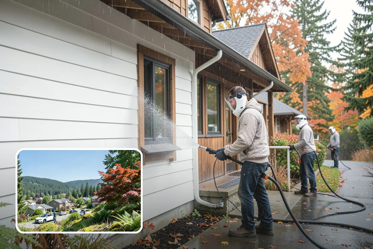 Balcony Cleaning in Index, Snohomish County, WA - Removes slick moss and film from balcony flooring