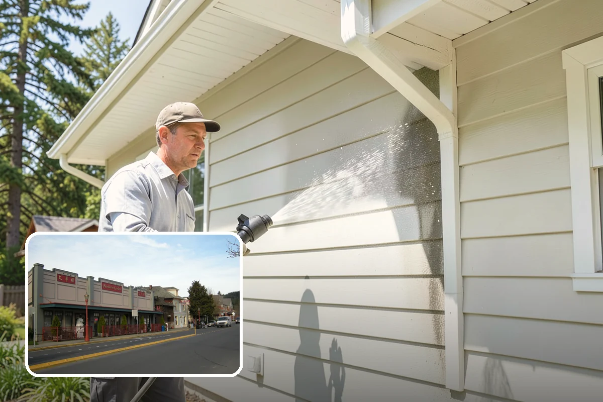 Balcony Cleaning in Issaquah, King County, WA - Removes slick moss and film from balcony flooring